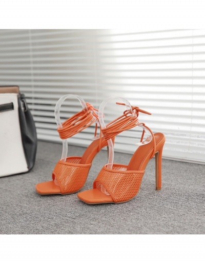 Replica Sexy Women Hollow Out Bandage High Heel Sandals #798141 $39.80 USD for Wholesale