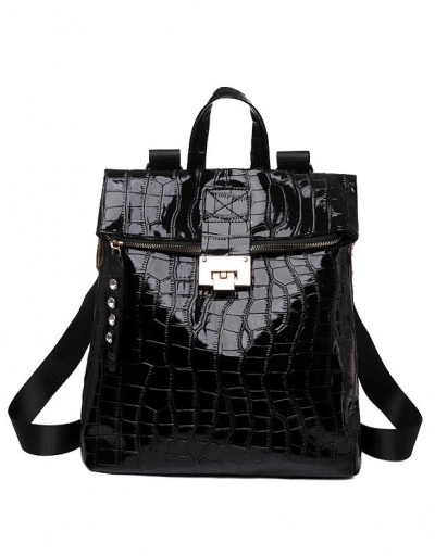 Travel Versatile School Stone Pattern Black  Backpack #798144 $20.60 USD, Wholesale Fashion Backpacks