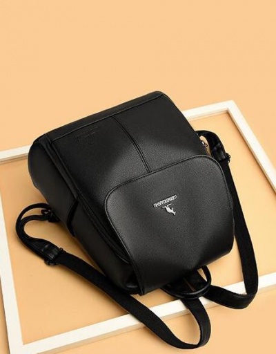 Replica Korean Style Black Student Travel Backpack For Women #798155 $27.30 USD for Wholesale