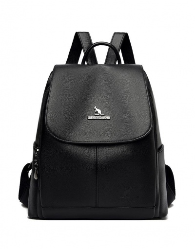 Replica Korean Style Black Student Travel Backpack For Women #798155 $27.30 USD for Wholesale