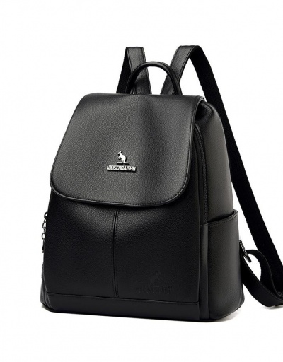 Replica Korean Style Black Student Travel Backpack For Women #798155 $27.30 USD for Wholesale