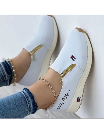  Leisure Outdoor Zipper Platform Shoes For Women #798166 $25.76 USD, Wholesale Fashion Flats