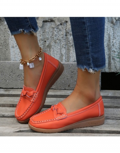 Replica Summer Simple Solid Flats For Women  #798176 $23.11 USD for Wholesale