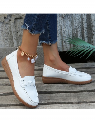 Replica Summer Simple Solid Flats For Women  #798176 $23.11 USD for Wholesale