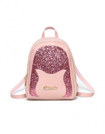 Korean Sequined Patchwork Backpack For Women #798178 $6.50 USD, Wholesale Fashion Backpacks