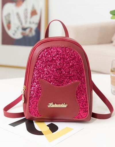 Replica Korean Sequined Patchwork Backpack For Women #798178 $6.50 USD for Wholesale