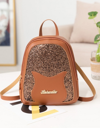 Replica Korean Sequined Patchwork Backpack For Women #798178 $6.50 USD for Wholesale