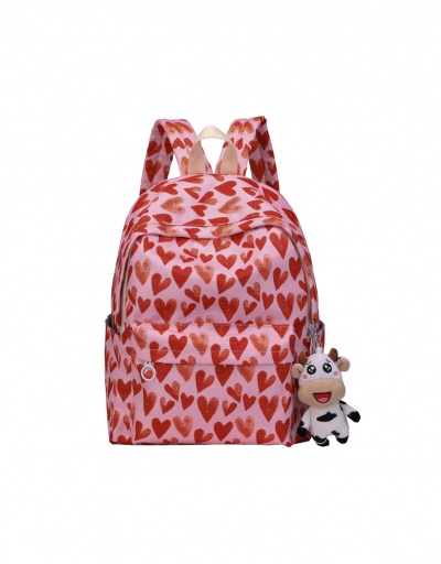 Casual Heart Print Backpacks For Girls #798184 $23.07 USD, Wholesale Fashion Backpacks