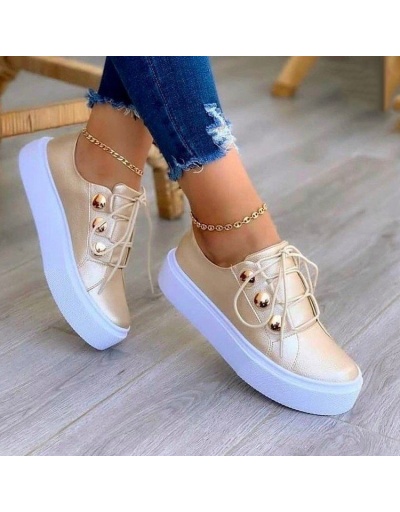 Replica  PU Bandage Round Toe Women's Single Shoes #798187 $17.08 USD for Wholesale