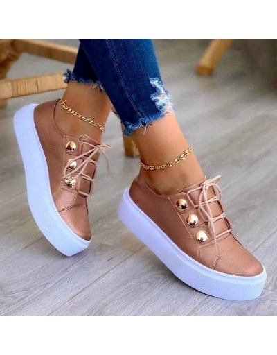 Replica  PU Bandage Round Toe Women's Single Shoes #798187 $17.08 USD for Wholesale