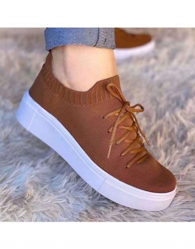  Women's Casual Lace Up Platform Shoes #798189 $23.66 USD, Wholesale Fashion Flats