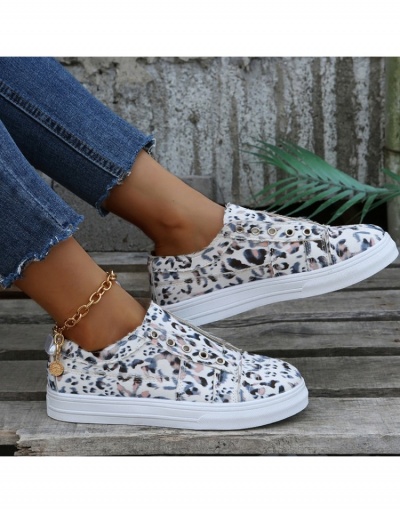 Replica  Summer Women's Canvas Printing Casual Flats #798195 $24.80 USD for Wholesale