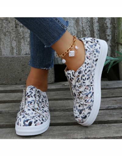 Replica  Summer Women's Canvas Printing Casual Flats #798195 $24.80 USD for Wholesale