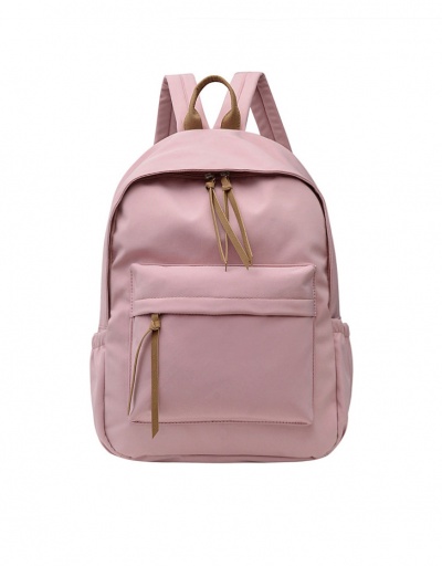 Casual Solid Easy Match High Capacity Students Backpacks  #798202 $12.29 USD, Wholesale Fashion Backpacks