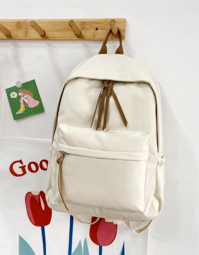 Replica Casual Solid Easy Match High Capacity Students Backpacks  #798202 $12.29 USD for Wholesale