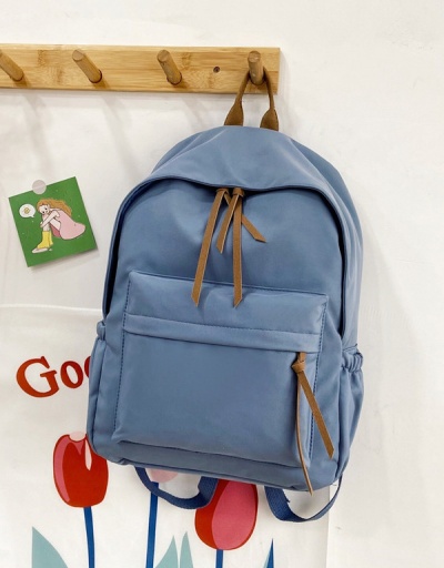 Replica Casual Solid Easy Match High Capacity Students Backpacks  #798202 $12.29 USD for Wholesale