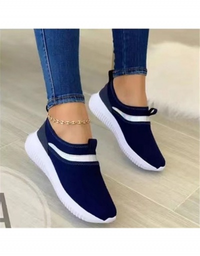 Replica Casual Black Breathable Flat Slip On Shoes #798203 $21.42 USD for Wholesale