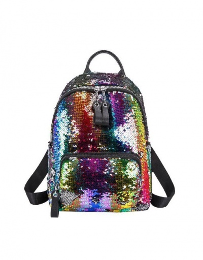 Colorful Sequins Large Capacity Ladies Backpack #798208 $22.23 USD, Wholesale Fashion Backpacks