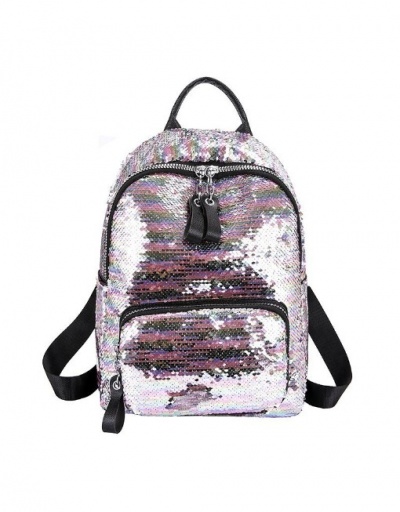 Replica Colorful Sequins Large Capacity Ladies Backpack #798208 $22.23 USD for Wholesale