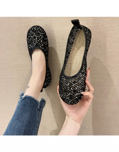 Replica Fashion Sequins Flats For Women #798210 $14.56 USD for Wholesale