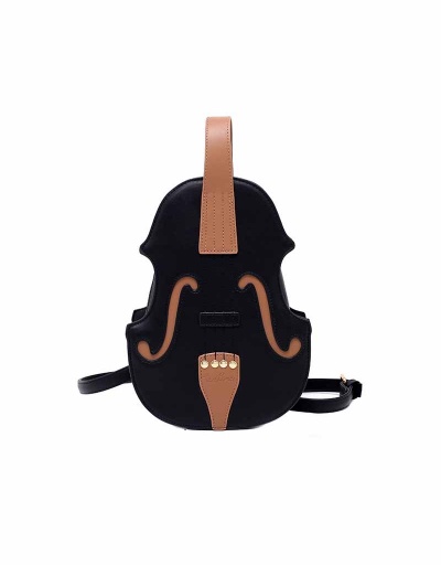 Replica Fashion Colorblock Violin Shaped Backpack #798213 $24.21 USD for Wholesale