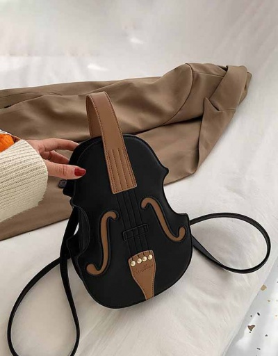 Replica Fashion Colorblock Violin Shaped Backpack #798213 $24.21 USD for Wholesale