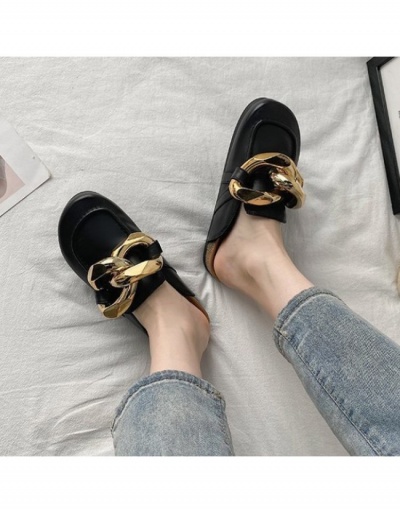 Replica New Stylish Low Heel Mules Flats For Women #798214 $21.84 USD for Wholesale