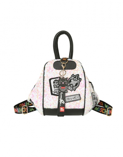 Replica Casual Paster Decor Sequined Women Backpack  #798215 $28.15 USD for Wholesale