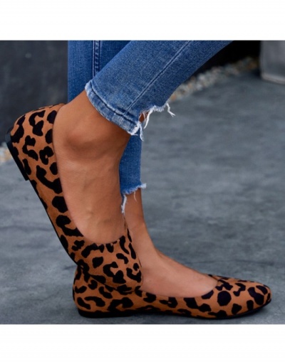 Replica  Fashion Round Toe Leopard Print Women's Shoes #798220 $30.94 USD for Wholesale