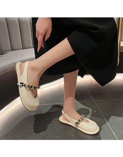 Replica  Flat Retro Mary Jane Women's Sandals  #798233 $25.90 USD for Wholesale