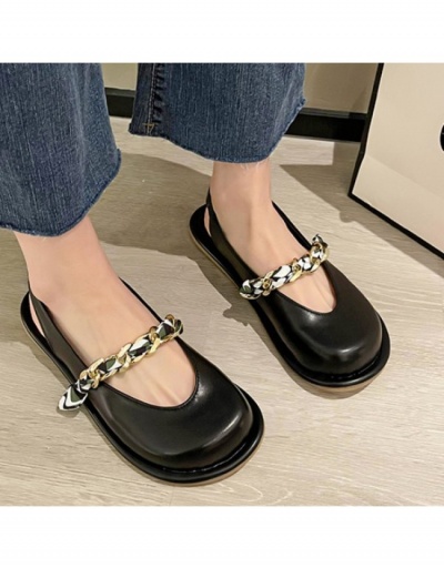 Replica  Flat Retro Mary Jane Women's Sandals  #798233 $25.90 USD for Wholesale