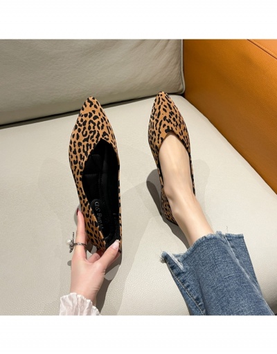 New Fashion Casual Leopard Flats For Women #798235 $14.56 USD, Wholesale Fashion Flats