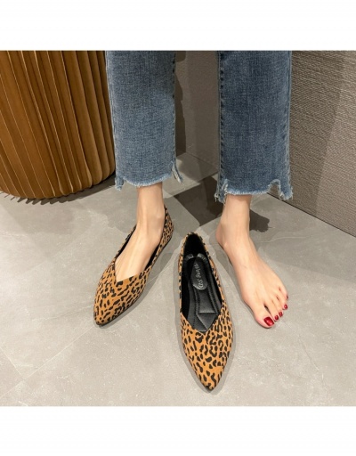 Replica New Fashion Casual Leopard Flats For Women #798235 $14.56 USD for Wholesale