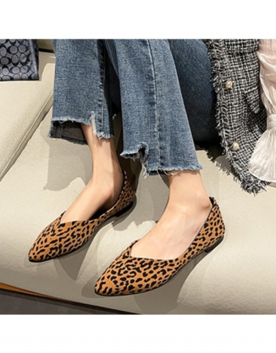 Replica New Fashion Casual Leopard Flats For Women #798235 $14.56 USD for Wholesale