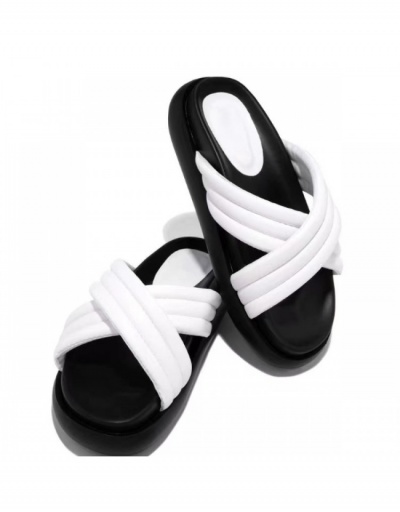 Replica  Summer 2022 Crisscross Sandals Slipper #798242 $20.83 USD for Wholesale