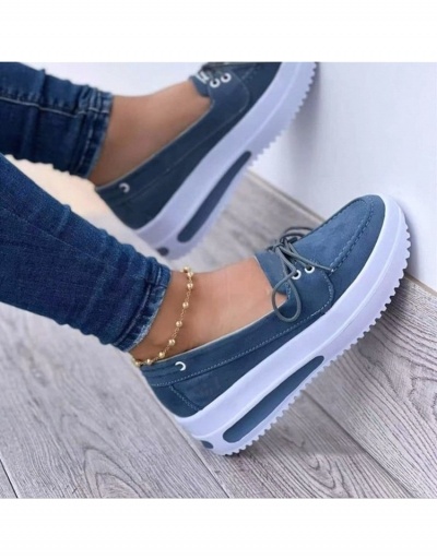 Replica  Casual Canvas Easy Matching Platform Shoes For Ladies #798243 $22.43 USD for Wholesale