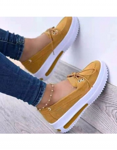 Replica  Casual Canvas Easy Matching Platform Shoes For Ladies #798243 $22.43 USD for Wholesale