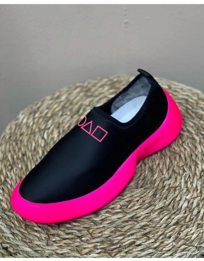 Replica  Casual Sports Contrast Color Platform Shoes For Women #798249 $25.90 USD for Wholesale