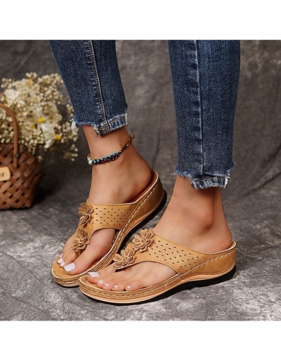  2022 Rubber Flower Casual Sandals Slipper #798255 $16.69 USD, Wholesale Fashion Slippers