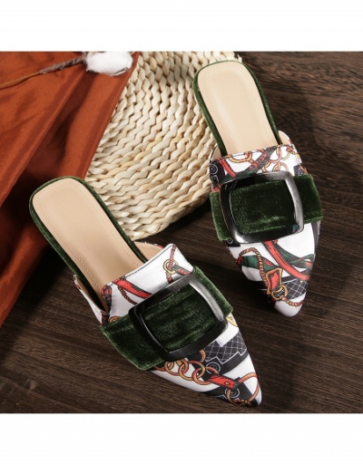 Designer Printed Pointed  Slip On Flat Shoes #798258 $26.00 USD, Wholesale Fashion Flats