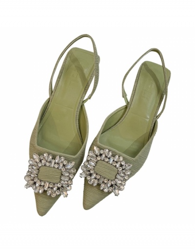 Replica Sexy Rhinestone Pointed High Heels Shoes #798260 $23.28 USD for Wholesale