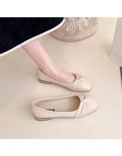 Replica  PU Square Toe Comfortable Flats #798267 $21.84 USD for Wholesale