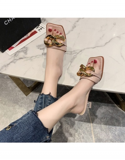 Replica  Fashion Chain PU Slippers For Women #798275 $21.42 USD for Wholesale