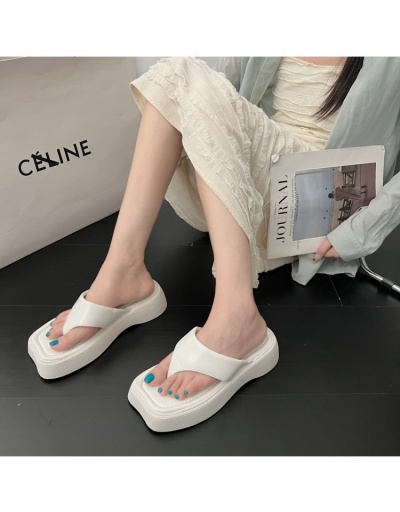 Replica  PU Pure Color Casual Women's Flat Slippers #798291 $21.42 USD for Wholesale