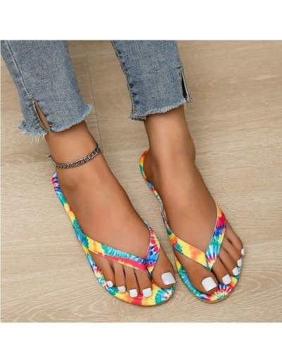 Replica  Summer New Tie Dye Flip-Flop #798296 $17.19 USD for Wholesale