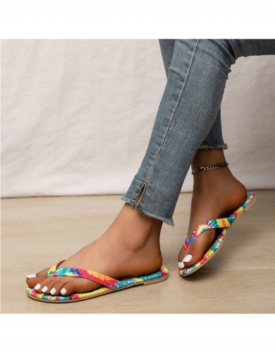 Replica  Summer New Tie Dye Flip-Flop #798296 $17.19 USD for Wholesale