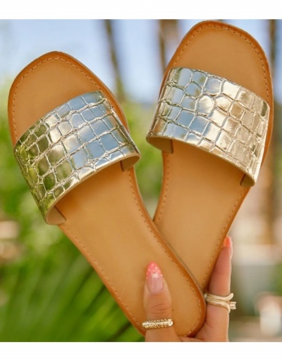 Replica Casual Summer Beach Flat Slippers  #798324 $14.56 USD for Wholesale