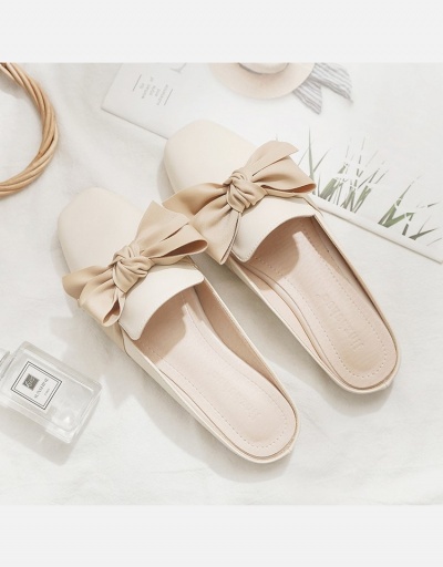 Replica Bowknot Closed Toe Cute Flats For Women #798325 $10.69 USD for Wholesale