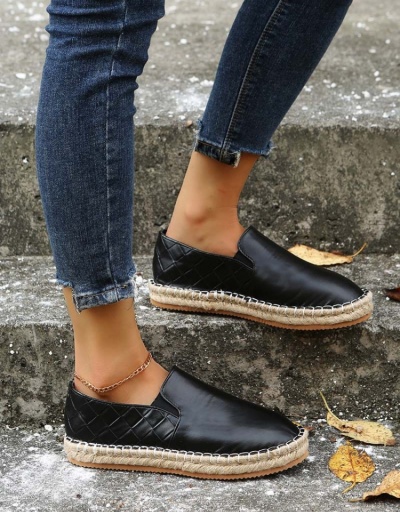 Replica Casual Summer Black Flat Shoes For Women #798327 $25.90 USD for Wholesale