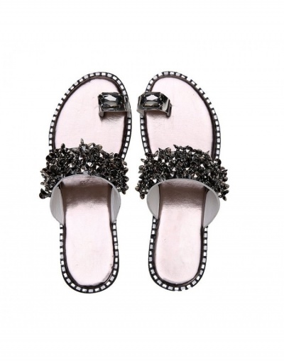 Replica  Fashion Rhinestone Sequins Women's Slippers #798328 $17.88 USD for Wholesale